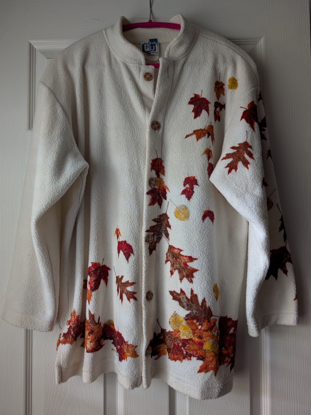 Autumn Leaves Fleece Jacket